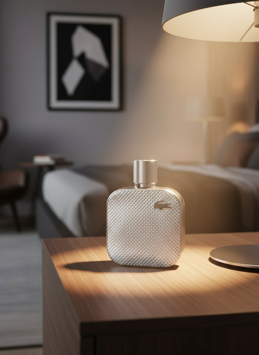 LACOSTE L.12.12 SILVER GREY EAU DE PERFUME 100 ML