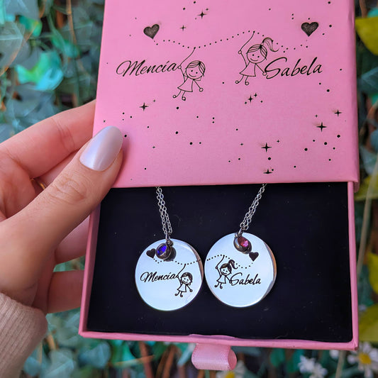 Colgantes Amigas - Hermanas