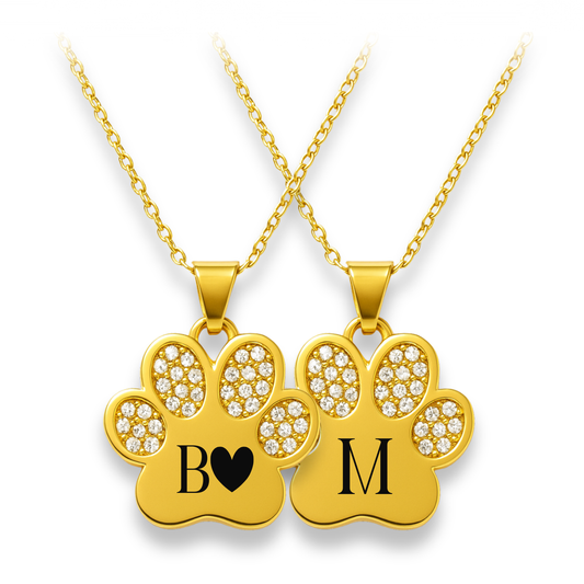 Colgante Huella Inicial Perro