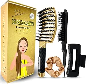 KS LUX - SET CEPILLO DE CERDAS DE JABALÍ