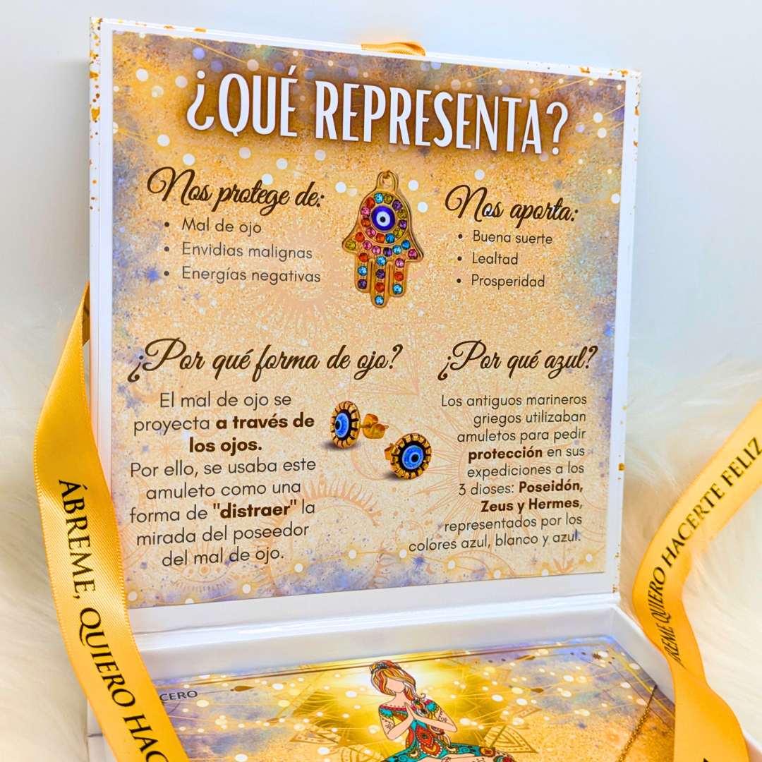 Cofre Regalo Mano Fatima y Ojo Turco