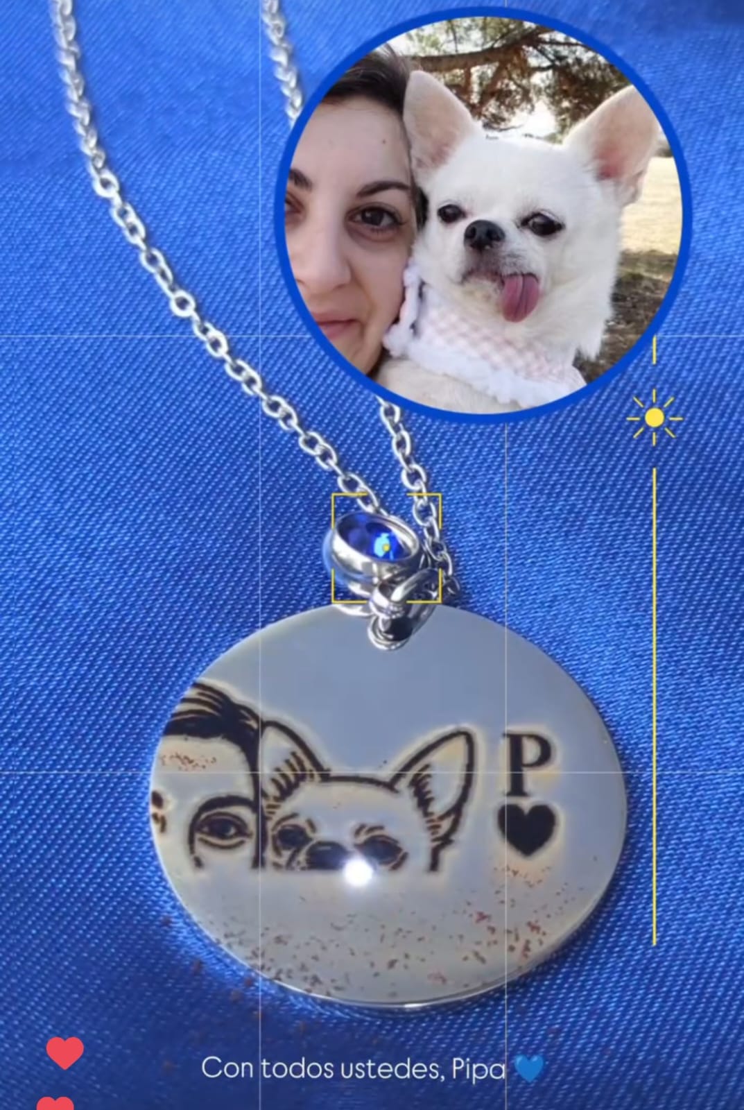 Colgante Foto Grabado