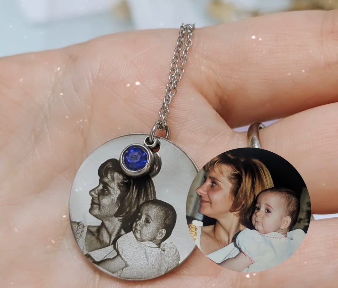 Colgante Foto Grabado